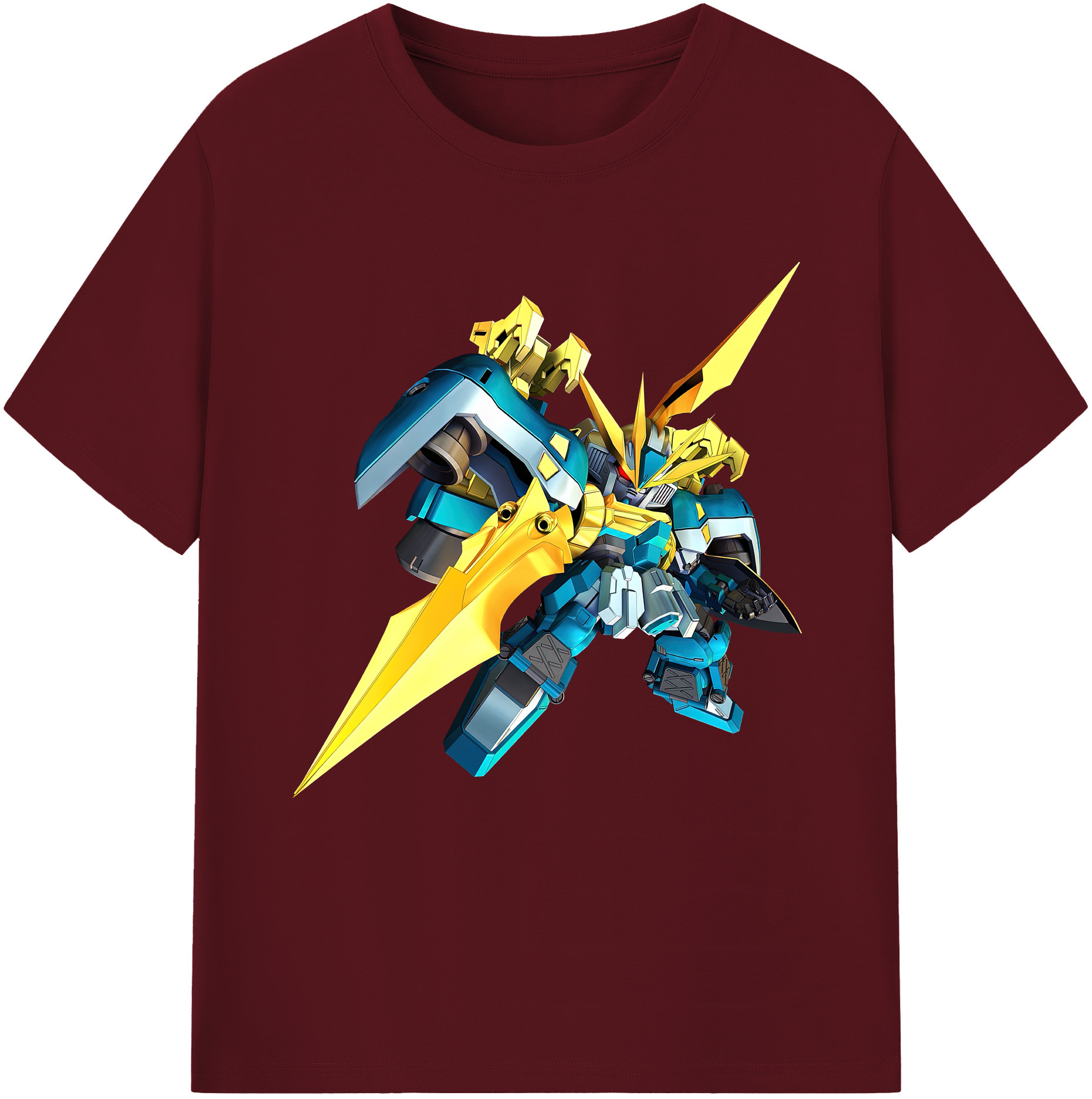 （画像用） 機動戦士ガンダム Mobile Suit Gundam 綿100％半袖Tシャツ（フロントプリント）